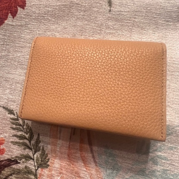 Bottega Veneta NIB Intrecciato Calf Leather Card Holder Almond Beige - Picture 4 of 6